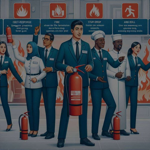 Quels sont les bénéfices d'une formation en première intervention en cas d'incendie pour les employés d'hôtel ?